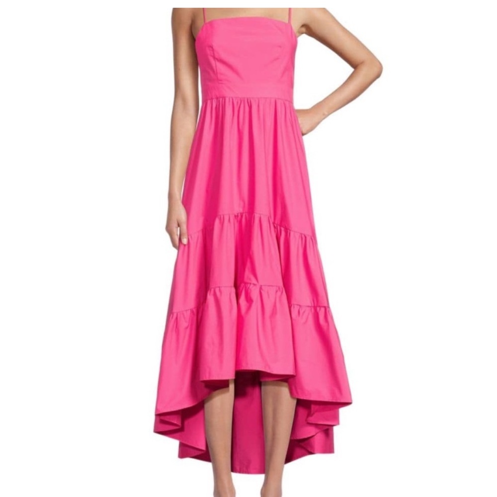 CAARA high low midi dress